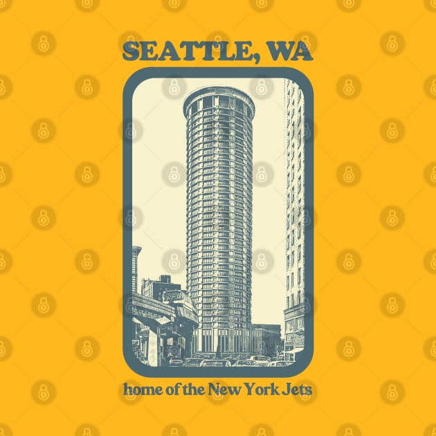 Seattle, Wa /// Humorous Retro Style Tourism Design by DankFutura