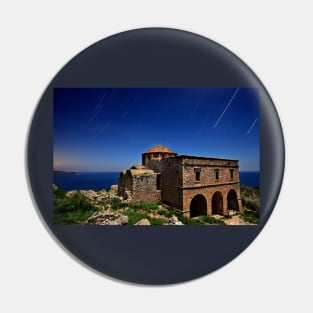 Startrails over Hagia Sophia - Monemvasia Pin