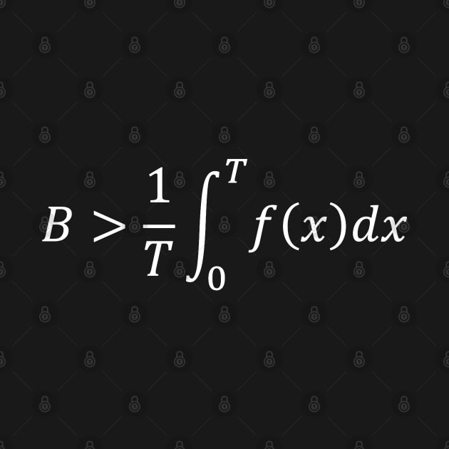 Be greater than average integral version, calculus and math by NoetherSym