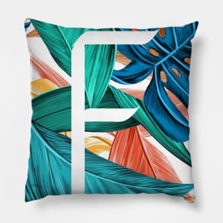 Tropical Alphabet “E” Pillow