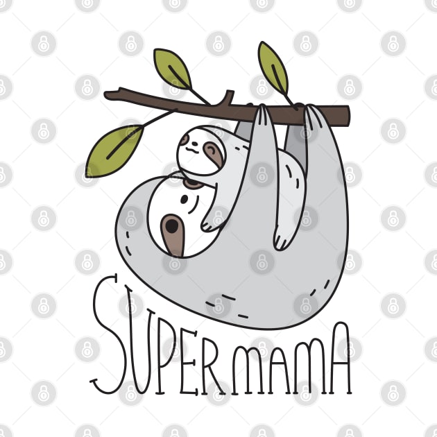 Super mama Sloth by Noristudio