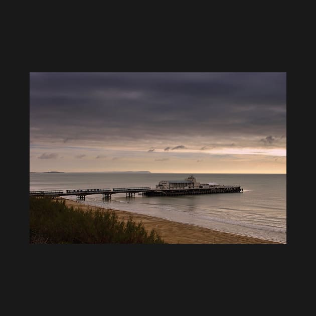 Bournemouth Pier And Beach Dorset England by AndyEvansPhotos