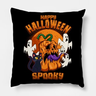 Happy Halloween.Spooky Pillow