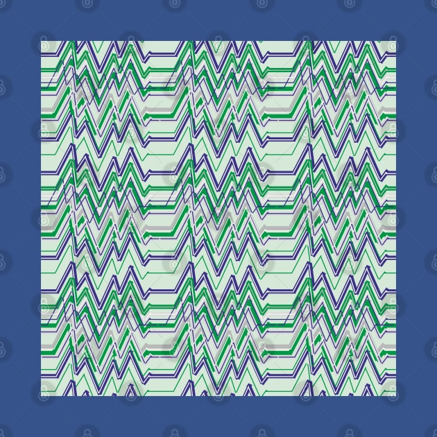 Geometric zigzag shapes, abstract by ilhnklv