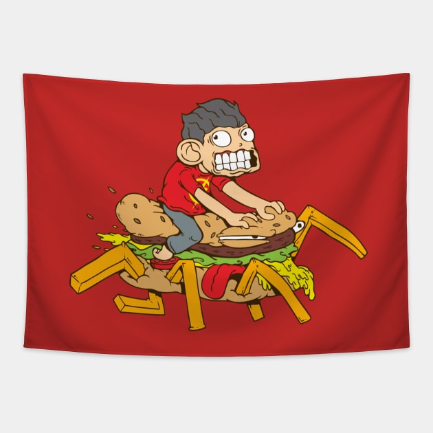 Burger Rush! Tapestry by Talonardietalon