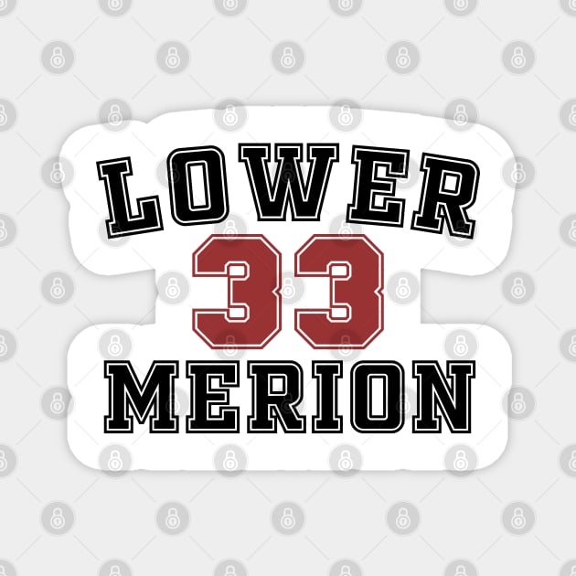 LOWER MERION Magnet by coldink