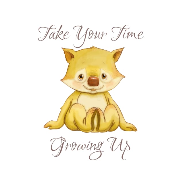 Take your time growing up - Baby Wombat by allthumbs