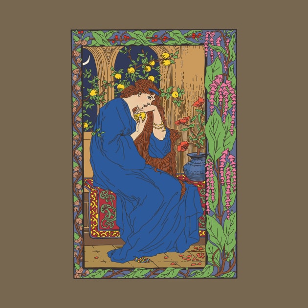 Pre- Raphaelite Girl 1 (Blue) by Soth Studio