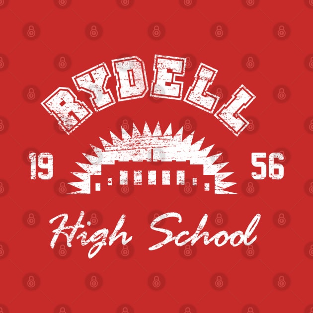 Rydell High School (worn look) by MoviTees.com