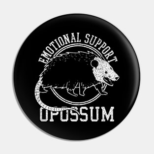 Vintage Emotional Support Opossum Pin