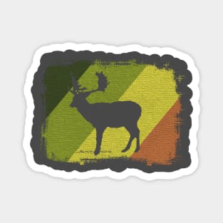 Deer in autumn colors (cut out) Magnet