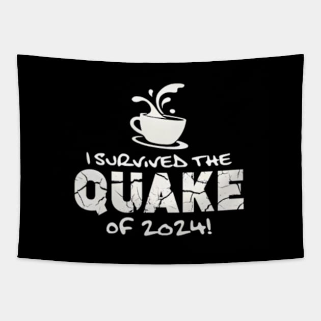 I survived the quake of 2024 Tapestry by Sea Planet With Fish