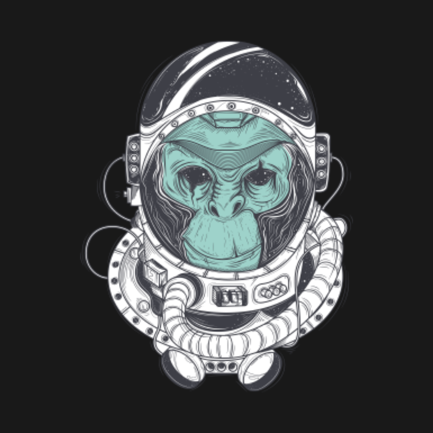 Ape Space Force - Spacex - T-Shirt | TeePublic