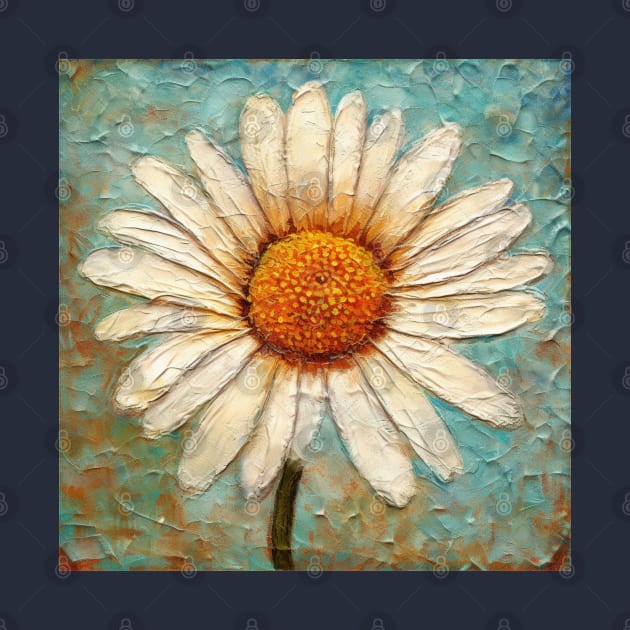 Daisy: simple folk art flower by EpicFoxArt