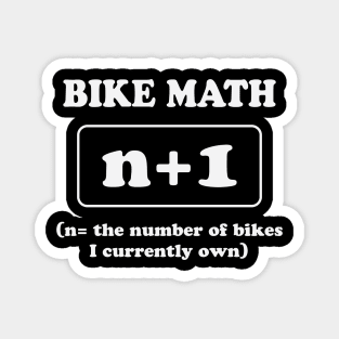 Bike Math Cyclist Gift Magnet