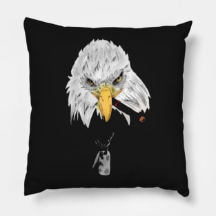 The Smoking Eagle Pillow