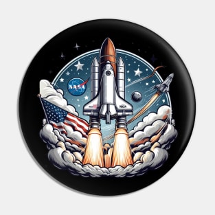 Nasa Rocket Pin