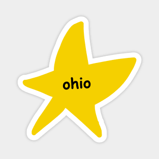 Ohio gold star Magnet