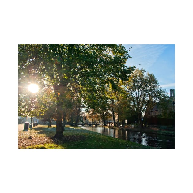 Bourton on the Water Autumn Trees Cotswolds UK by AndyEvansPhotos