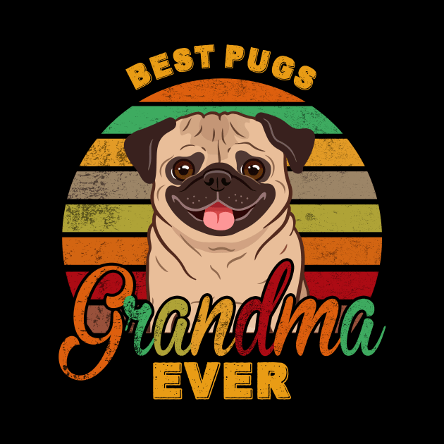 Best Pugs Grandma Ever by franzaled