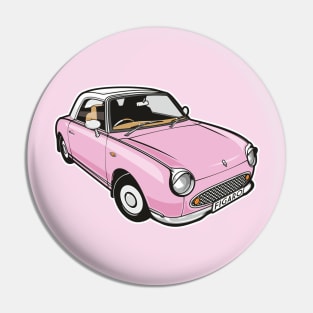 Nissan Figaro Pink Pin