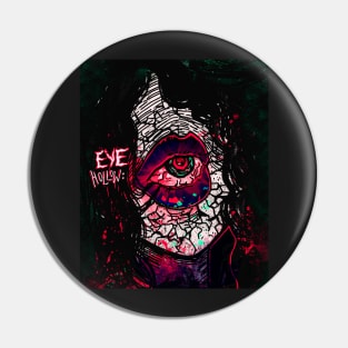 Eye Hollow Pin