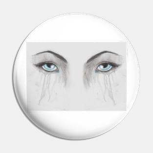 Blue Eyes Cry Pin