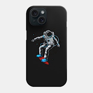 astronaut exploring universe Phone Case