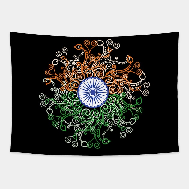 India-tiranga Tapestry by Myartstor 