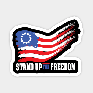 stand up for freedom 5 Magnet