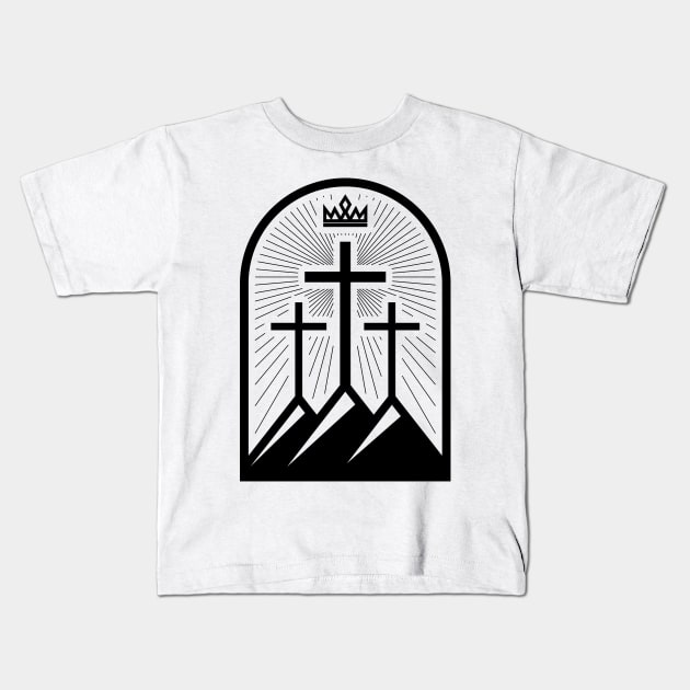 Golgotha Cross Sticker