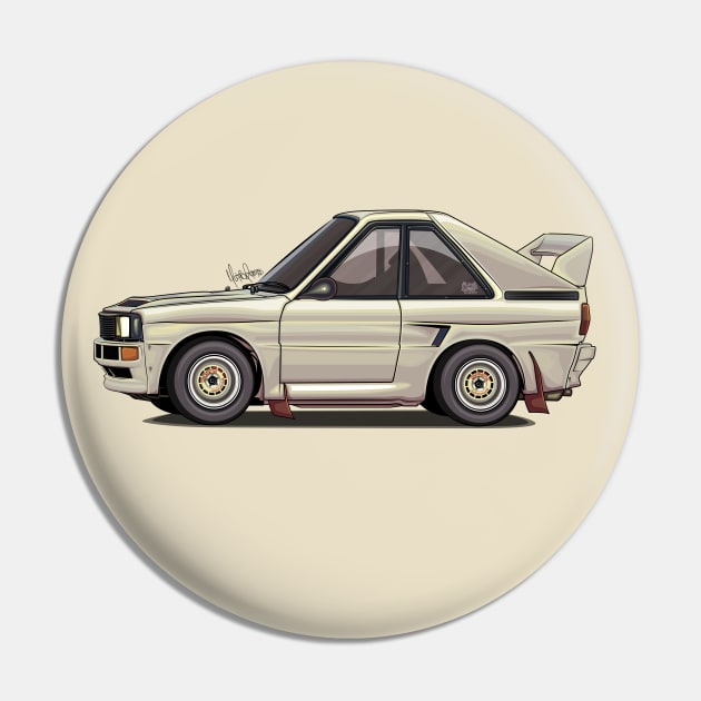 Sport S1 Rally Group B Cartoon Pin by Mario Ramos Rally Art