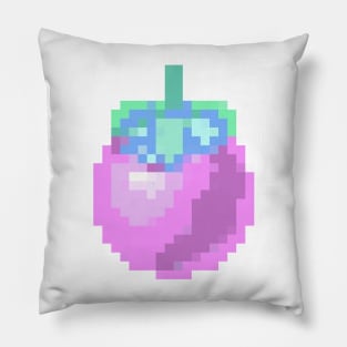 Mangosteen Pixel art, Cute Mangosteen fruit, Thai fruit Pillow