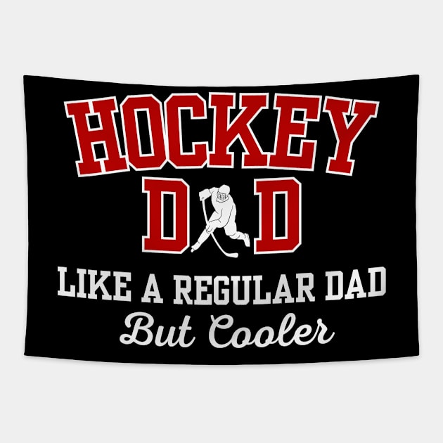 Hockey Dad Tapestry by Illustradise