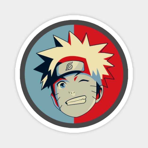 Naruto Head Obama Hope Style Naruto Uzumaki Magnet Teepublic Au
