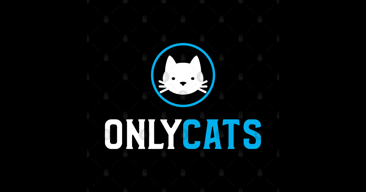 OnlyCats - Only Cats - Sticker | TeePublic