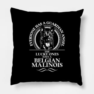 Belgian Malinois Guardian Angel dog sayings Pillow