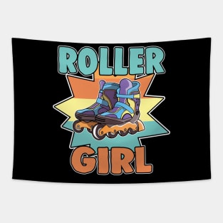 Roller Girl Inliner Rollerblades Inline Skates Tapestry