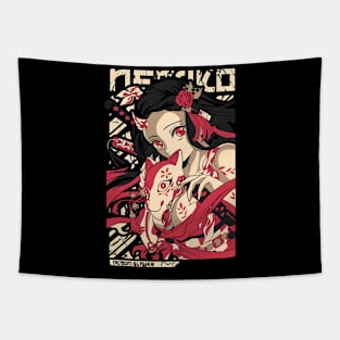 Nezuko Kamado - Demon Slayer Design Tapestry