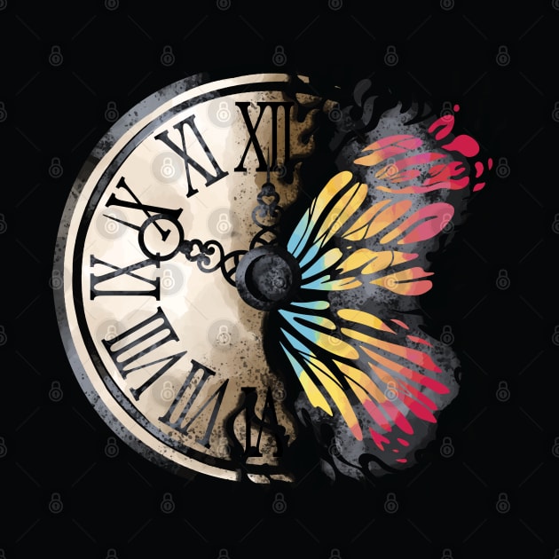 Time flies with a butterfly by Life2LiveDesign