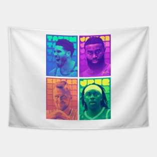 Boston Basketball Tapestry