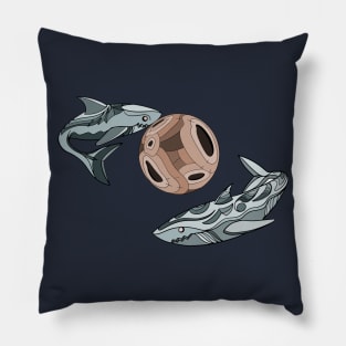 Space sharks Pillow