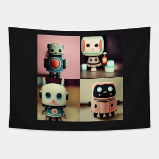 Cute Robots Tapestry