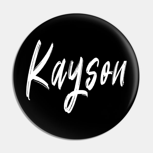 Name Boy Kayson Pin by CanCreate