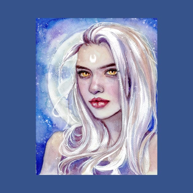 Fantasy moon girl by Raiarts