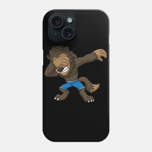 Halloween Dabbing Werewolf Phone Case