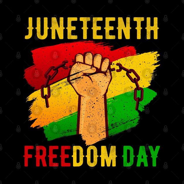 Juneteenth June 19, 1865, African American Melanin Black by Magic Arts