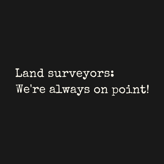 Land surveyors: We're always on point! by alasher