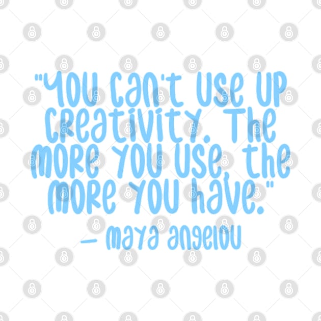 maya on creativity by autieangie