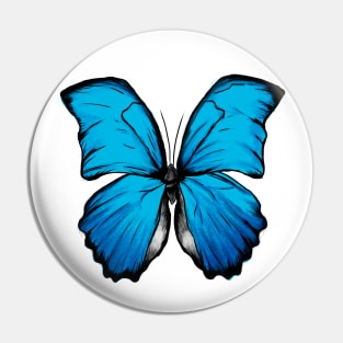 Butterflies Blue 1 Pin